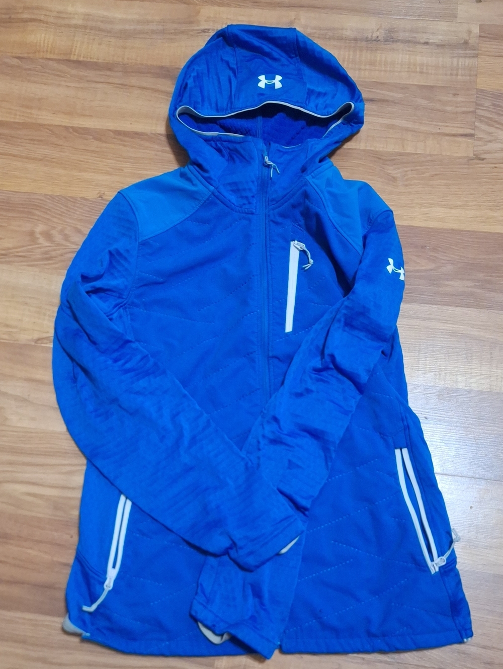 Under Armour Blue Full-Zip Hooded Jacket